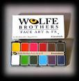 Wolfe Brothers Hydrocolour Waterbased Make-Up Essential Palette